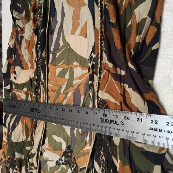 Z&L Women's Boho Bliss Maxi Dress Beaded Swim Cover Up in Multicolor One Size - Picture 8 of 10